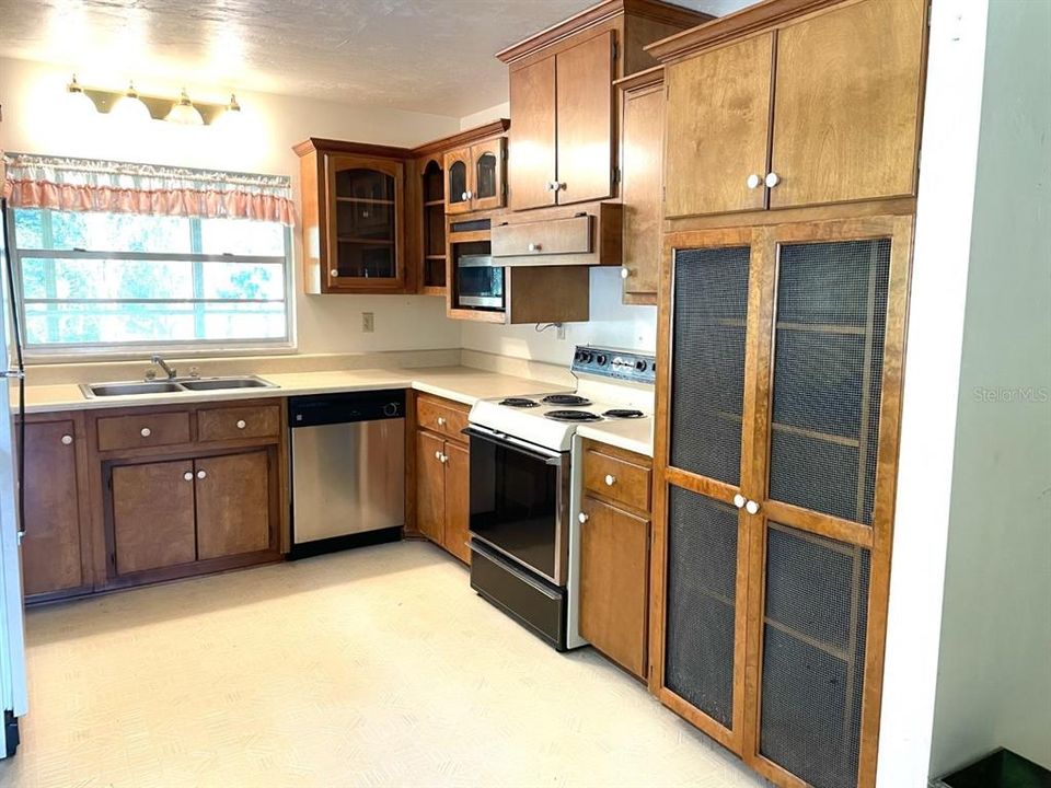 Charming wire front pantry