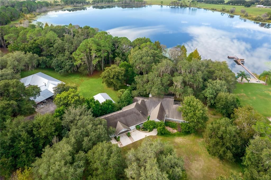 Over 5,000 sq. ft. lake house on Lake Murphy with private dock.