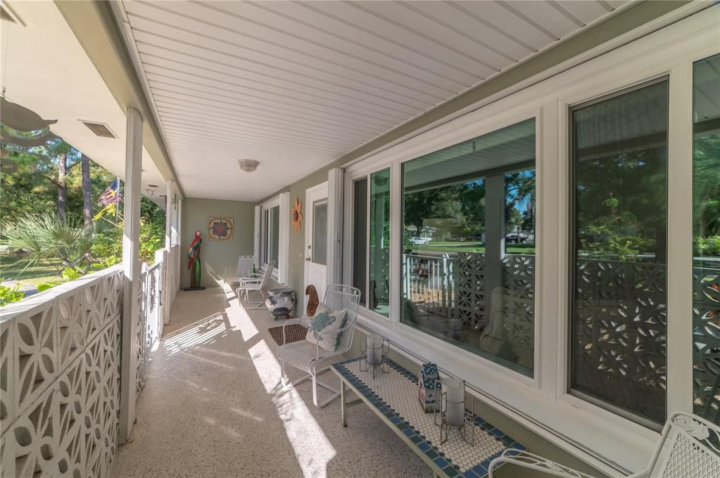 Relaxing Front Porch - Newer Windows (2015)