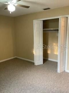 Bedroom 1 with large closet