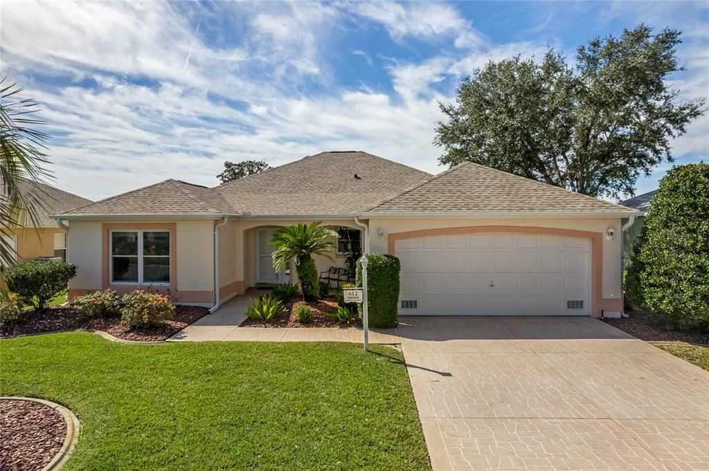 Front Elevation of this wonderful home on the preserve!