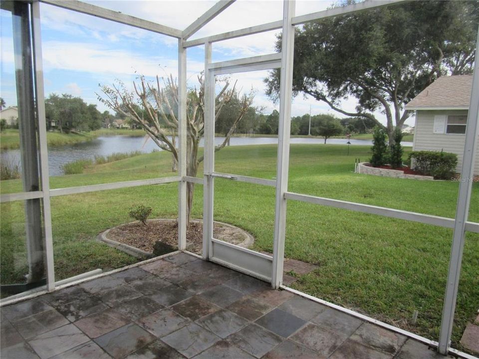 Screened patio