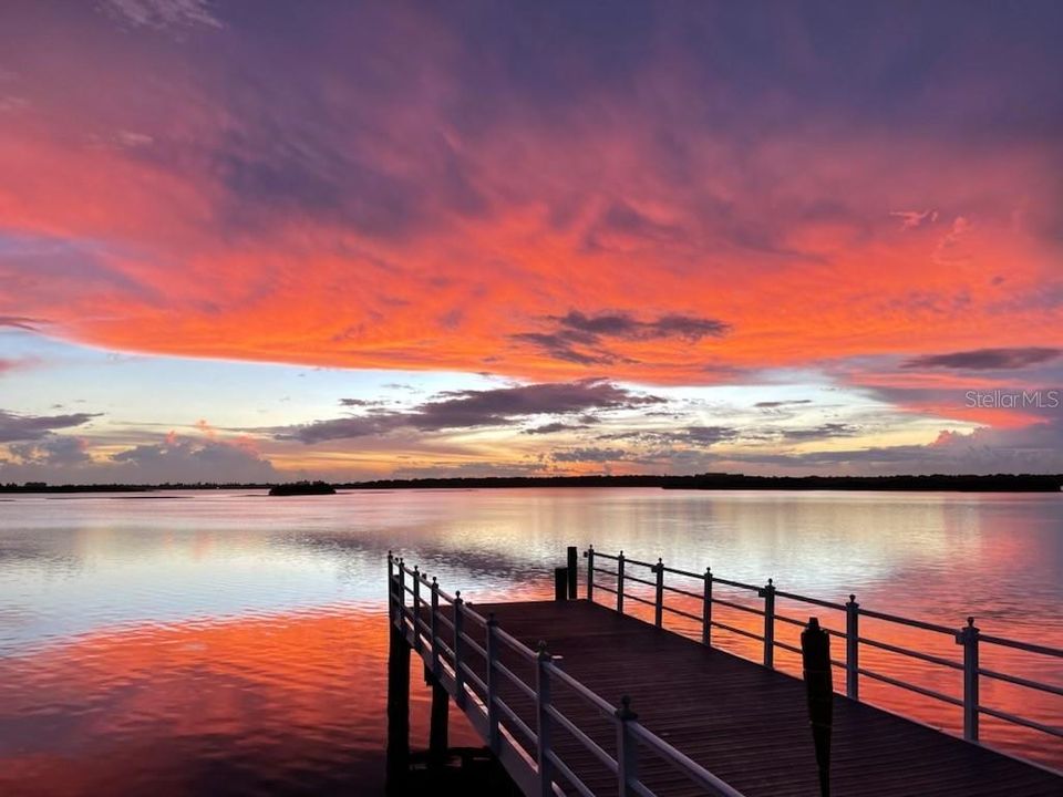 Sunset from Dock