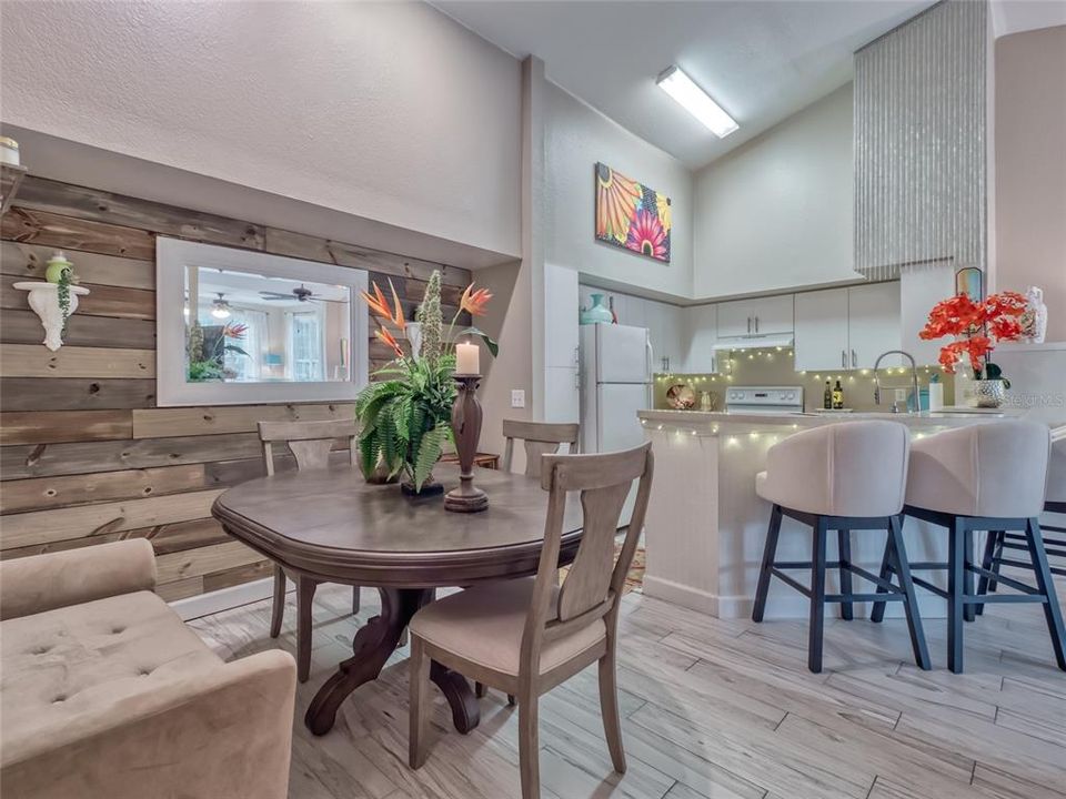 Dining Room is conveniently adjacent to the Open Kitchen