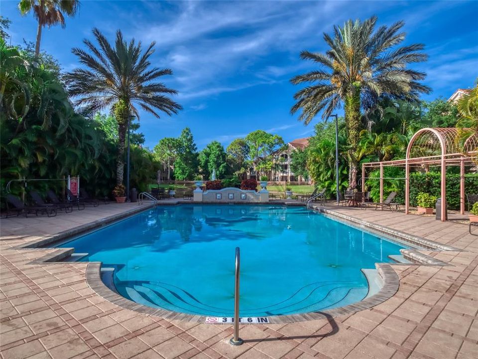 Resort-style Pool is Heated & Saltwater