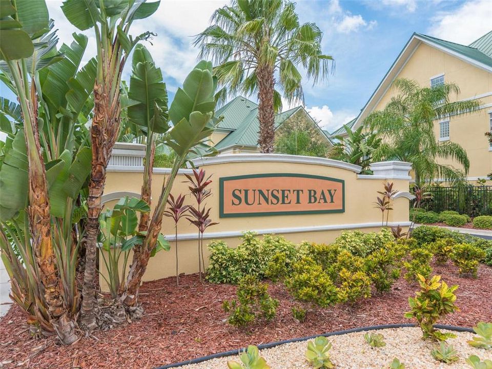 SUNSET BAY GATED ENTRANCE