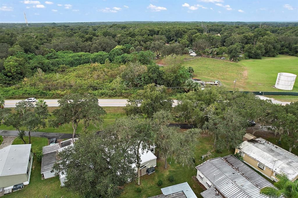 Drone of Lot from inside Park