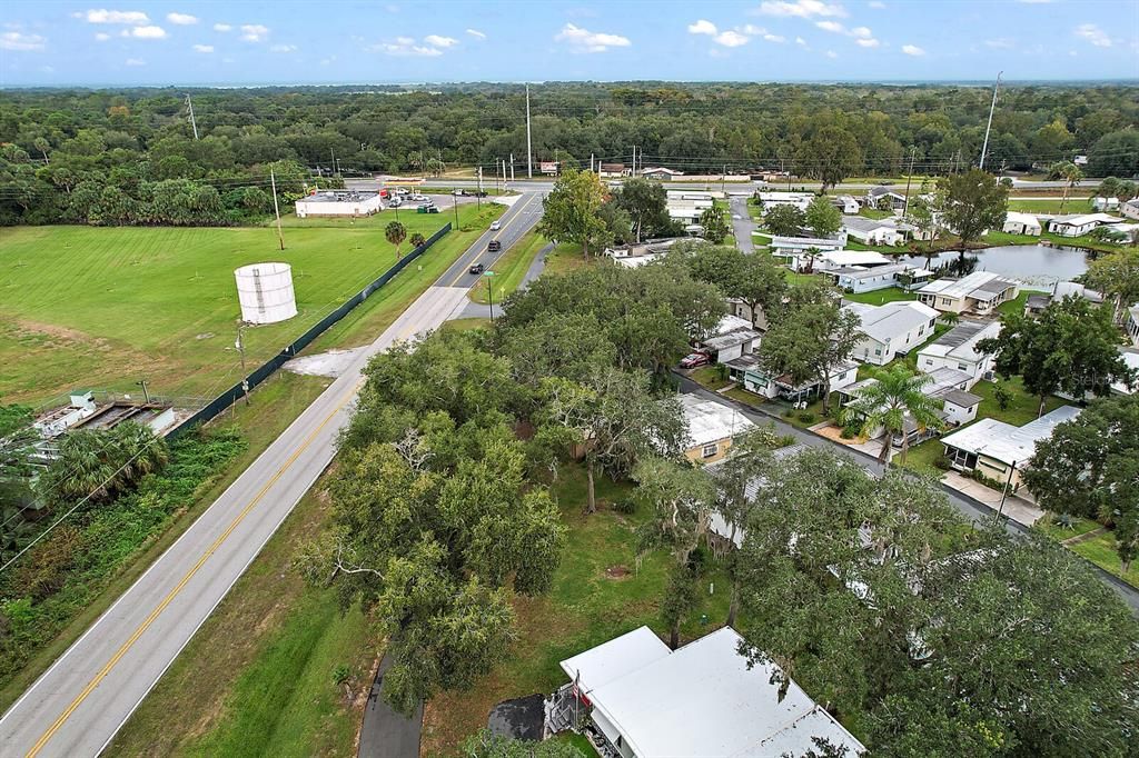 Drone of Lot and Creek Rd.