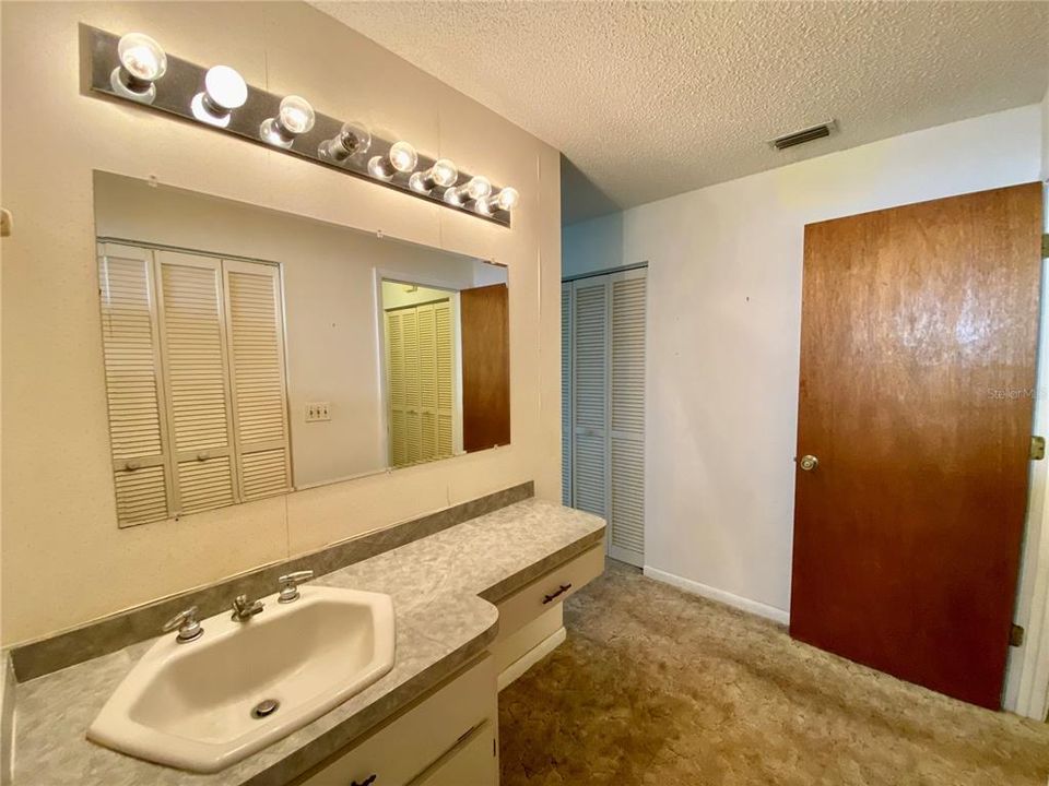 Master bath outer vanity