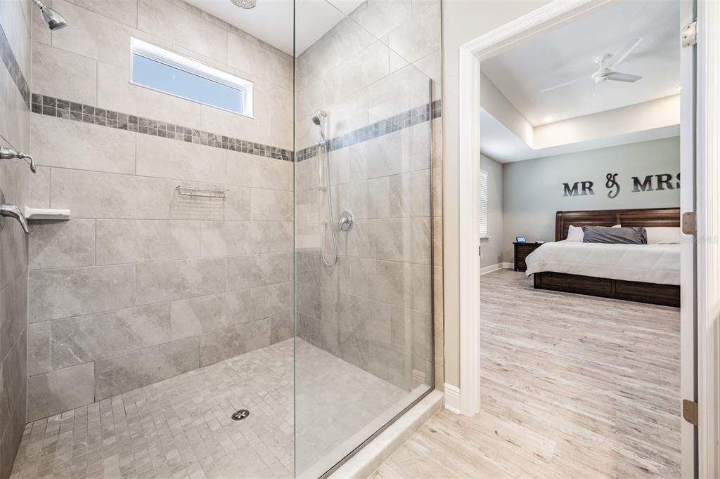 Master Bathroom Large Rain Shower