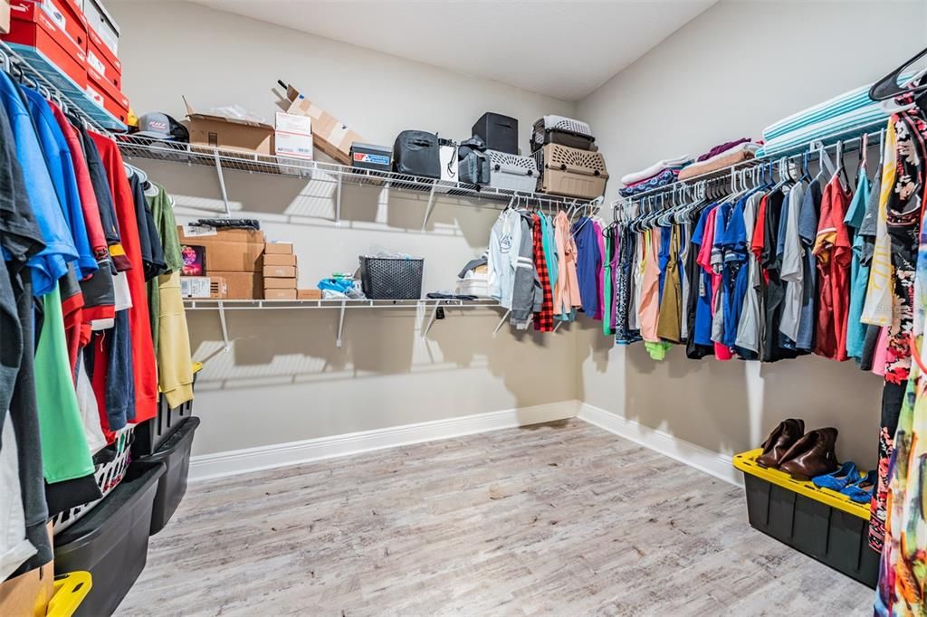 Master Walk-in Closet