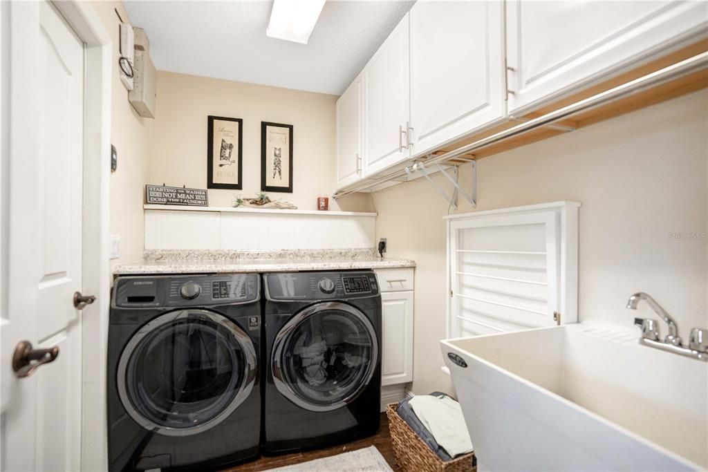 Indoor laundry room