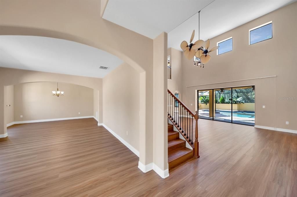 View Of Dining/Living/Family Room