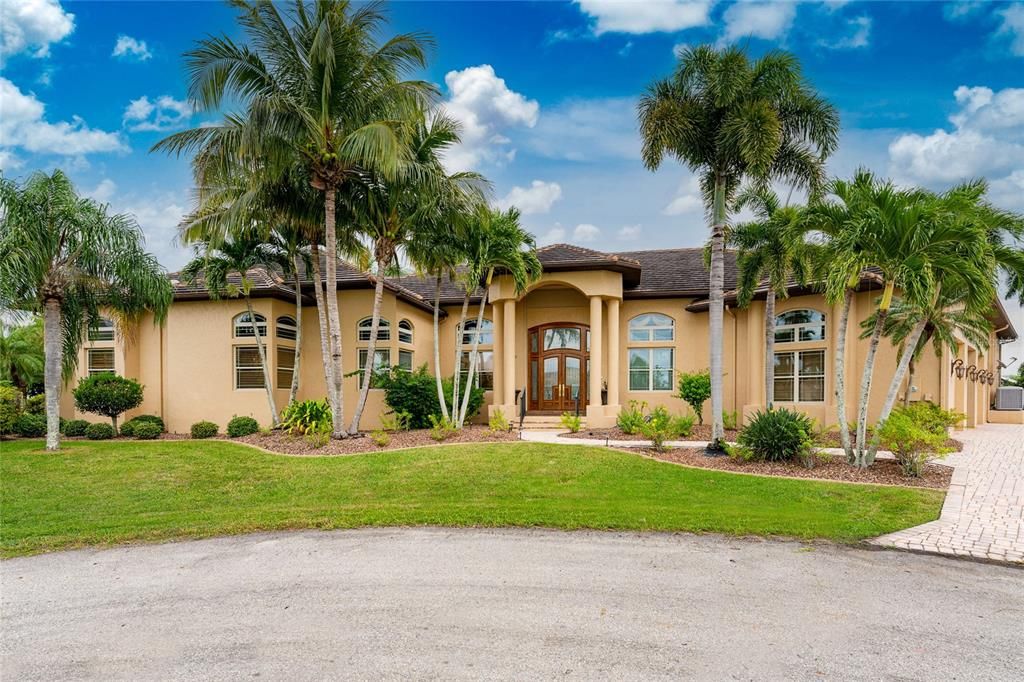 Front Elevation Over 5K sf on >.5 acre