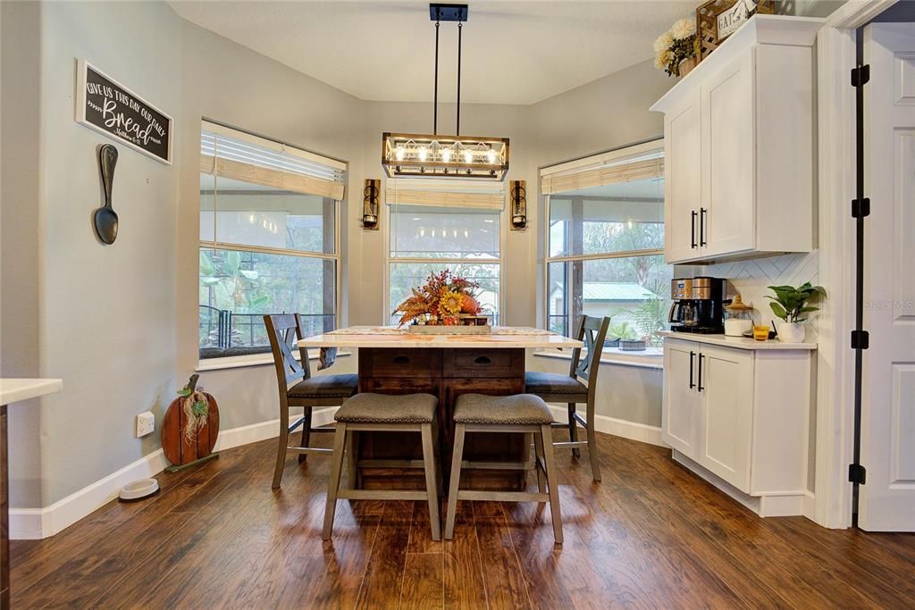 Custom breakfast nook