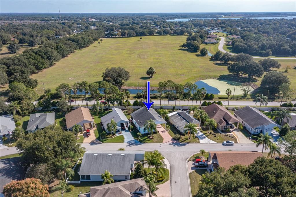 Aerial View of home