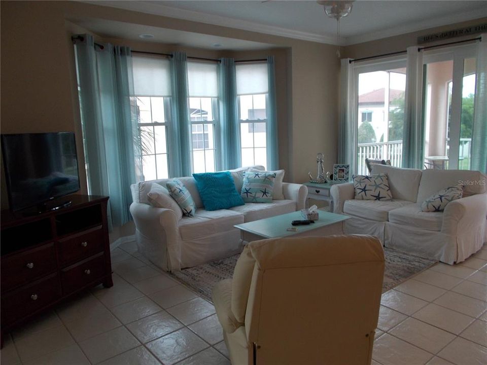 Looking into Living Room from dining area.