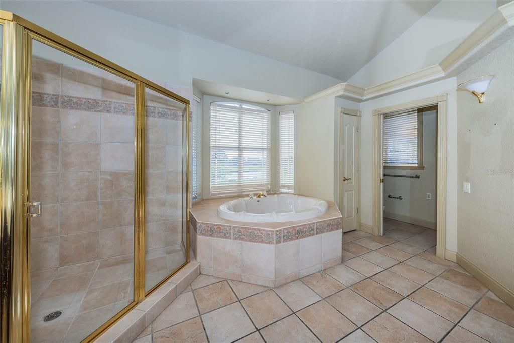 Separate Shower and Jetted Tub