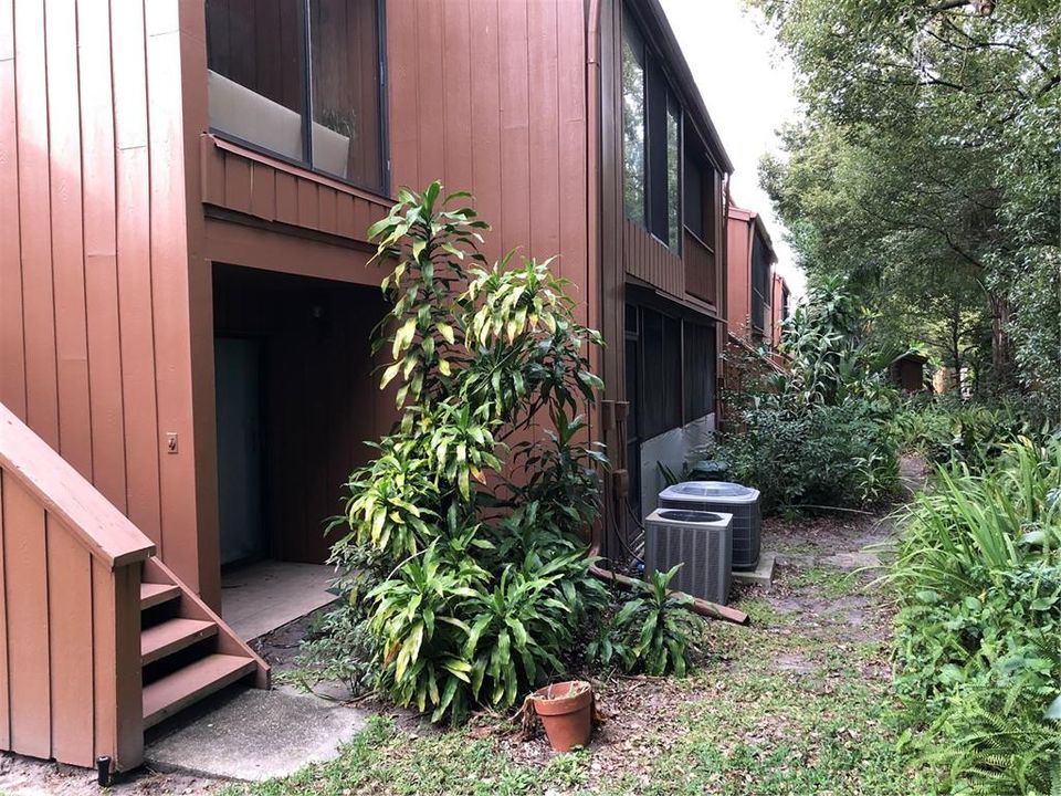 Rear elevation, screen porch