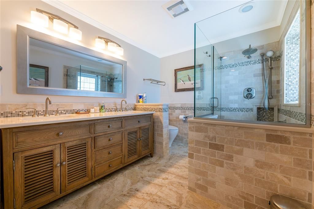 Master Bathroom features all custom tile work