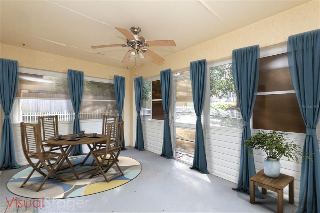 Enclosed porch