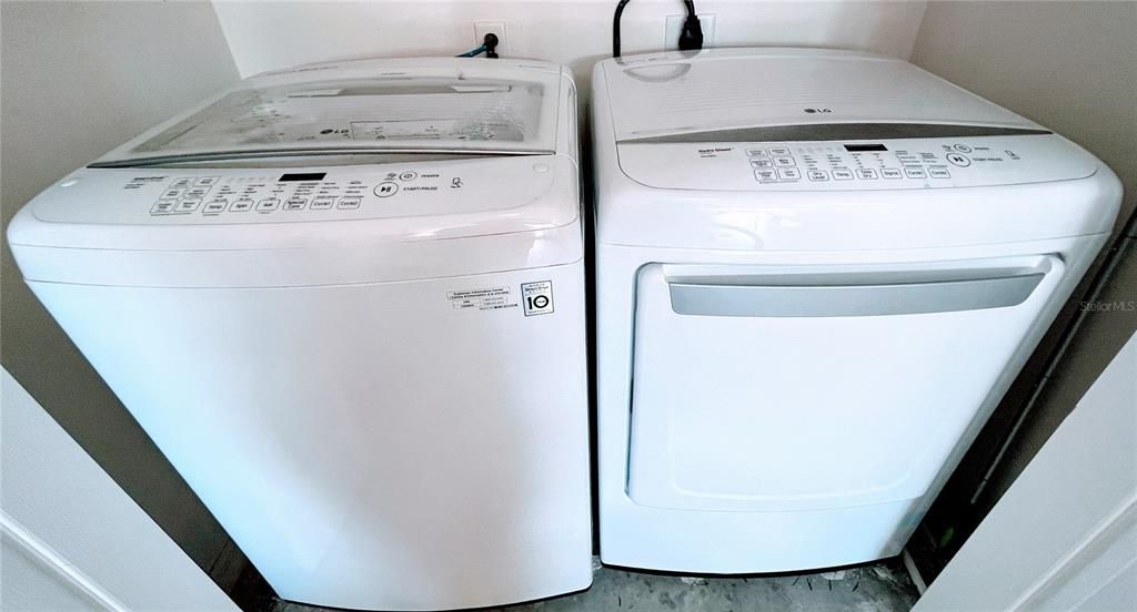 LG Washer and Dryer Included.  WiFi Capable