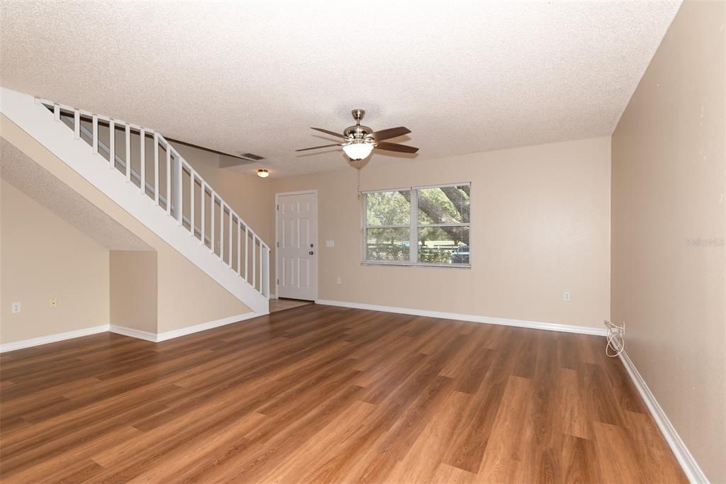 View of Front door from Kitchen