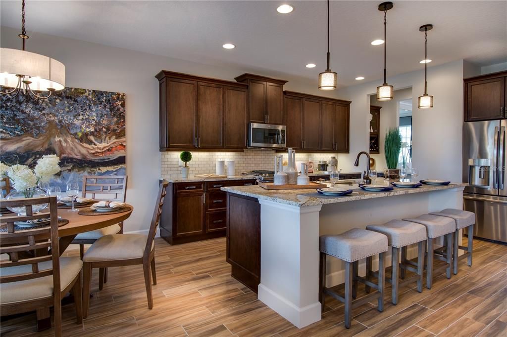 Kitchen and Casual Dining **MODEL HOME SHOWN**