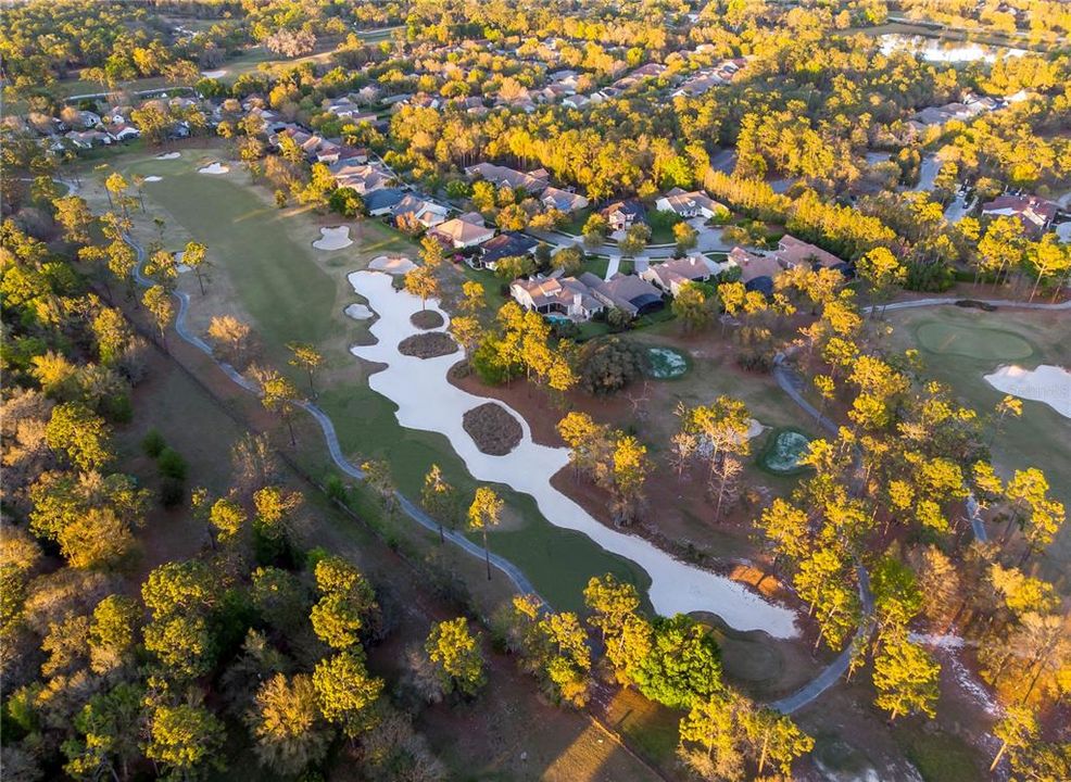 Aerial view of Victoria Park public Golf Course
