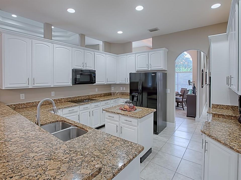 New stainless steel appliances are getting installed.