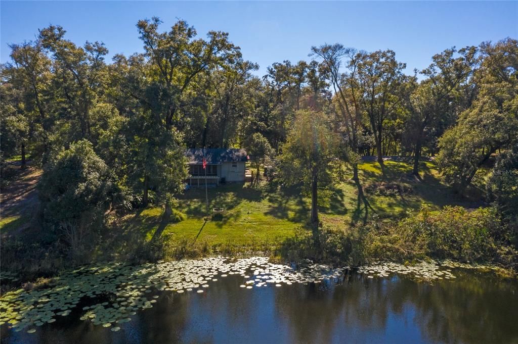 Lakefront home on 1.67 acres