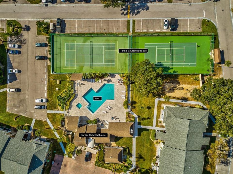 Tennis Courts, Pool, Clubhouse