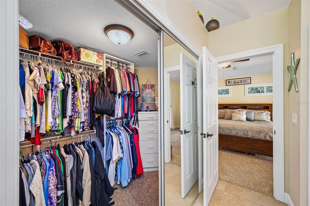 Great closet space!