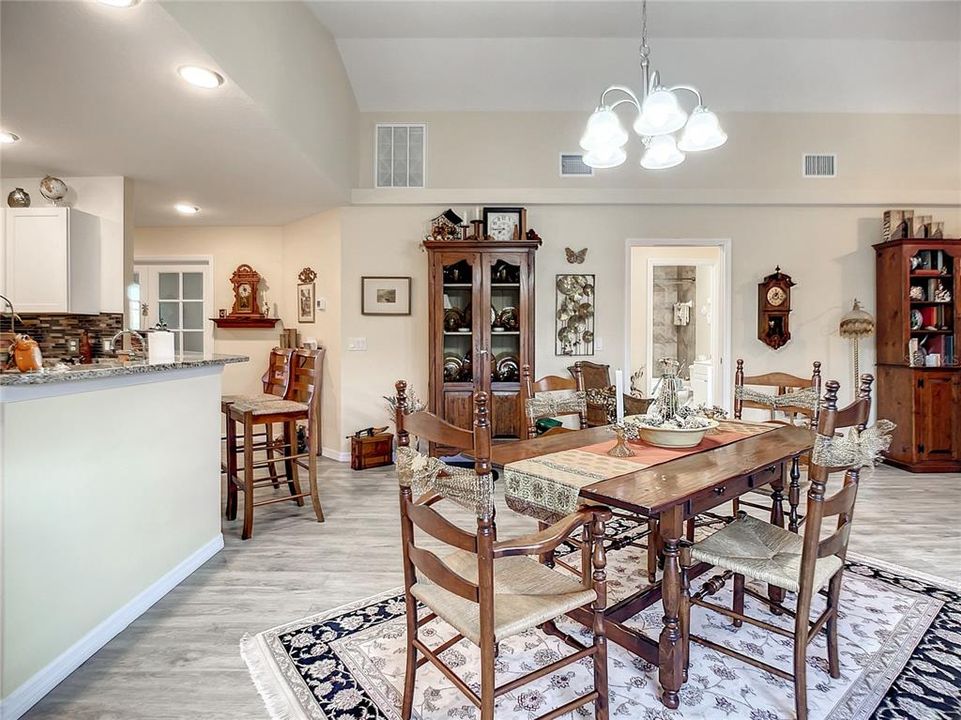 Dining area