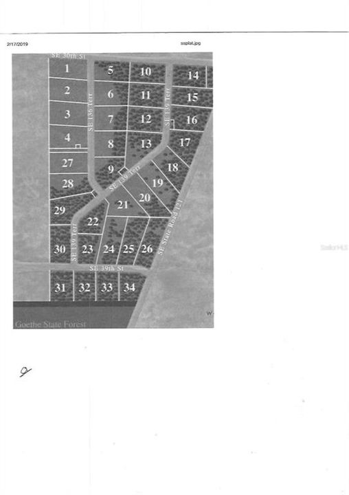 parcel plot map