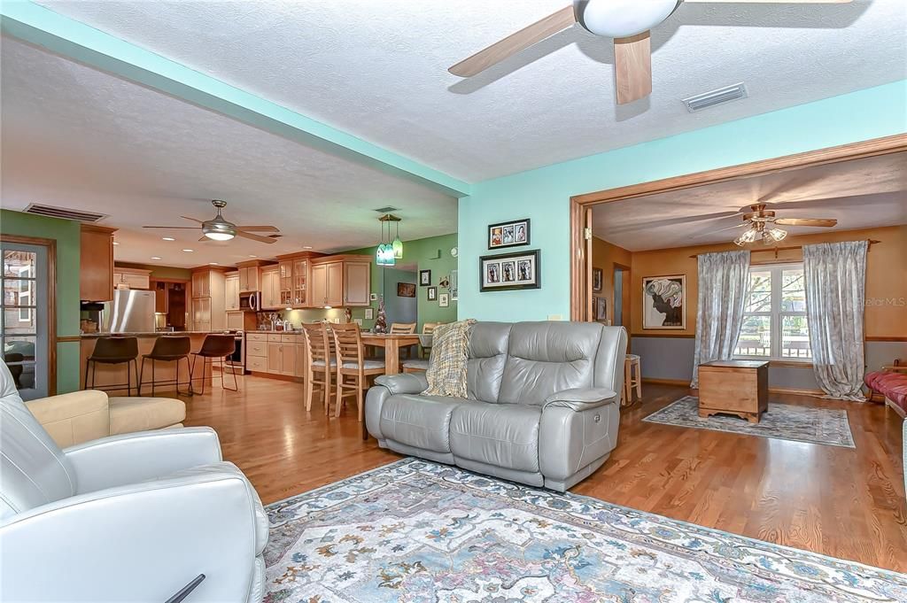 Family Room and Kitchen View