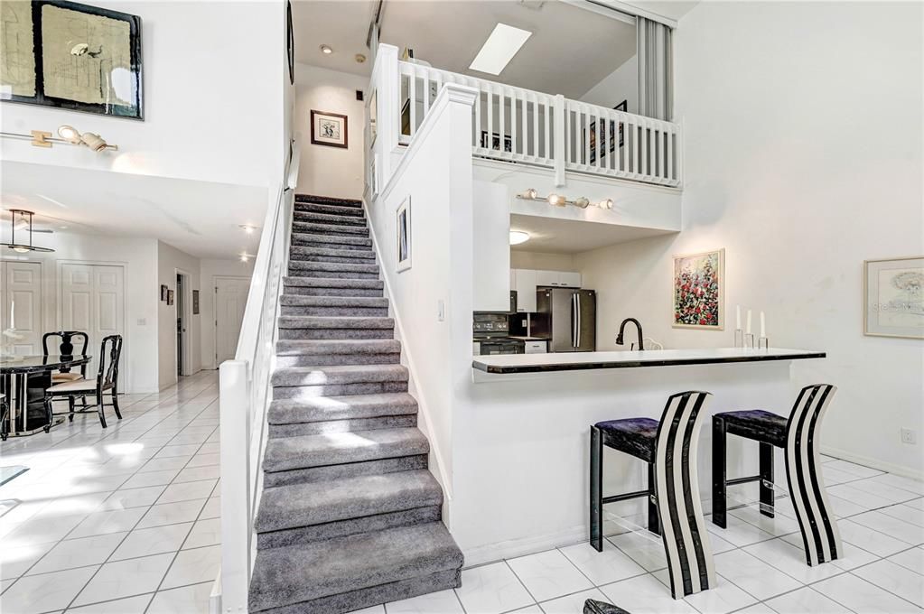 Stairs and loft