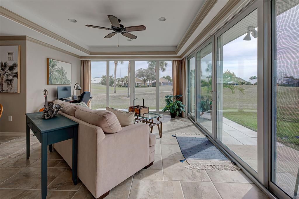You will love relaxing with family and friends on the over-sized Florida room.