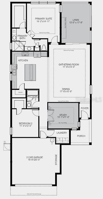 Structural options added at  1009 Braewood Drive include: Tray ceiling, gourmet kitchen, Study ILO Flex, Shower ILO tub bath 2, Extended covered lanai, double doors at study, 8' interior doors, 15 AMP floor outlet great room, garage sink.