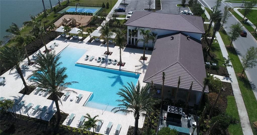 Aerial View of Artistry Sarasota Clubhouse and Amenity