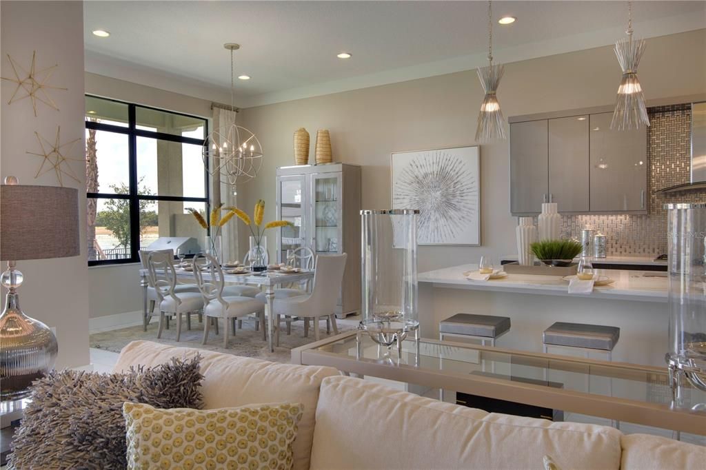 Kitchen and Dining area **MODEL HOME SHOWN AS EXAMPLE**