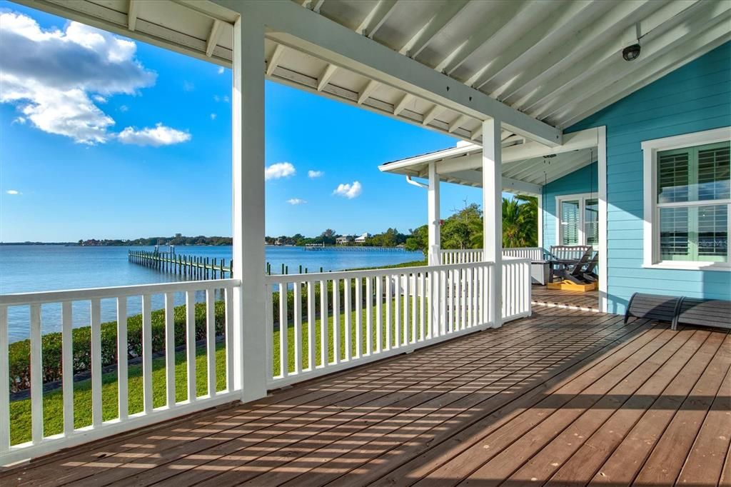 So much covered porch area to enhance the outdoor lifestyle