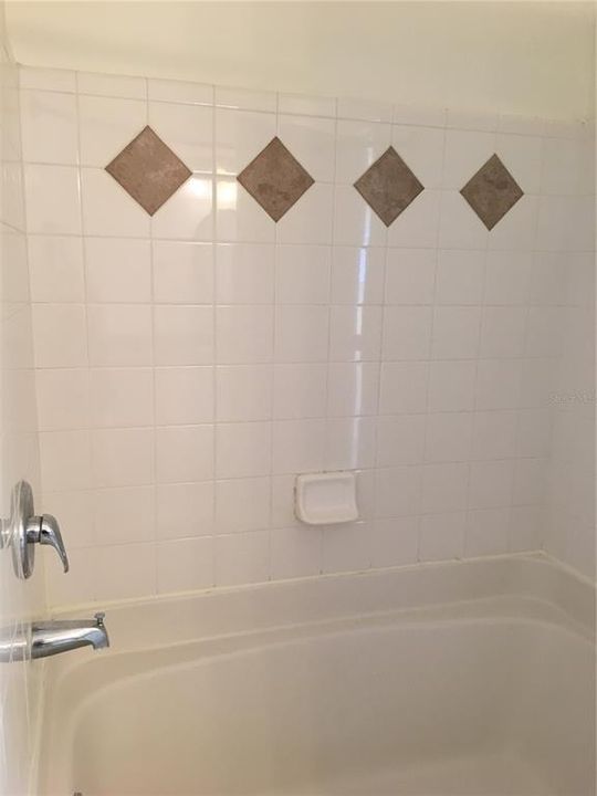 Garden tub in main bathroom en suite