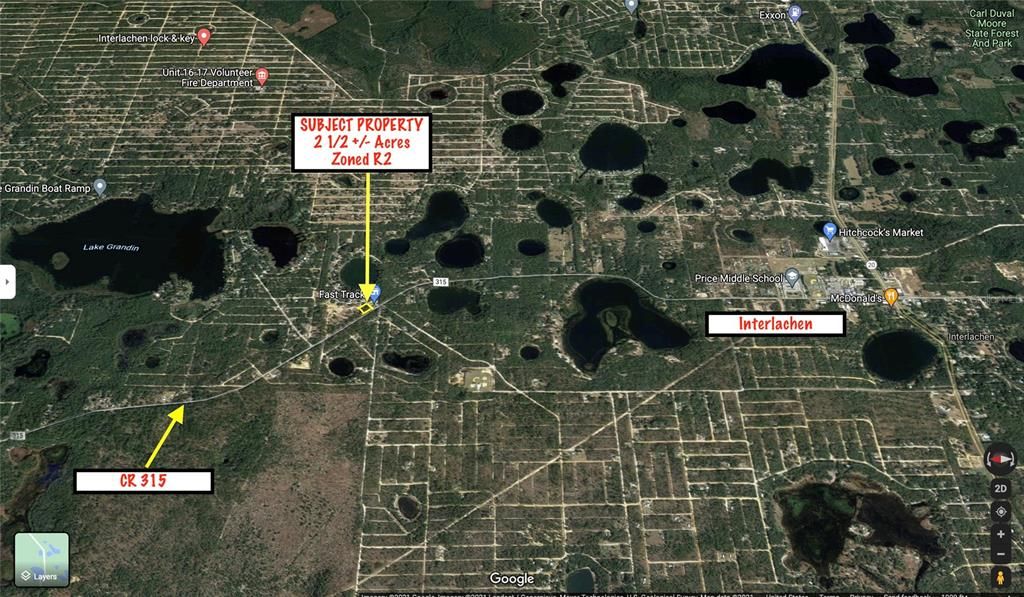 Recently Sold: $25,000 (2.49 acres)