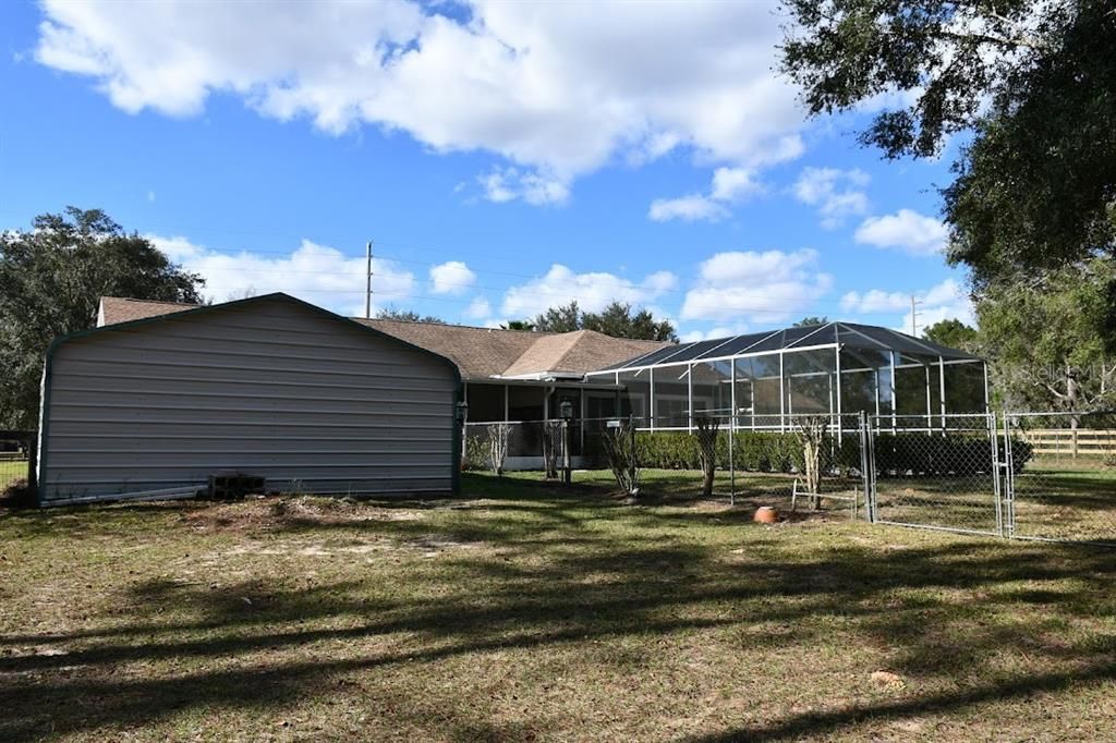 26X23 shed with one roll up door