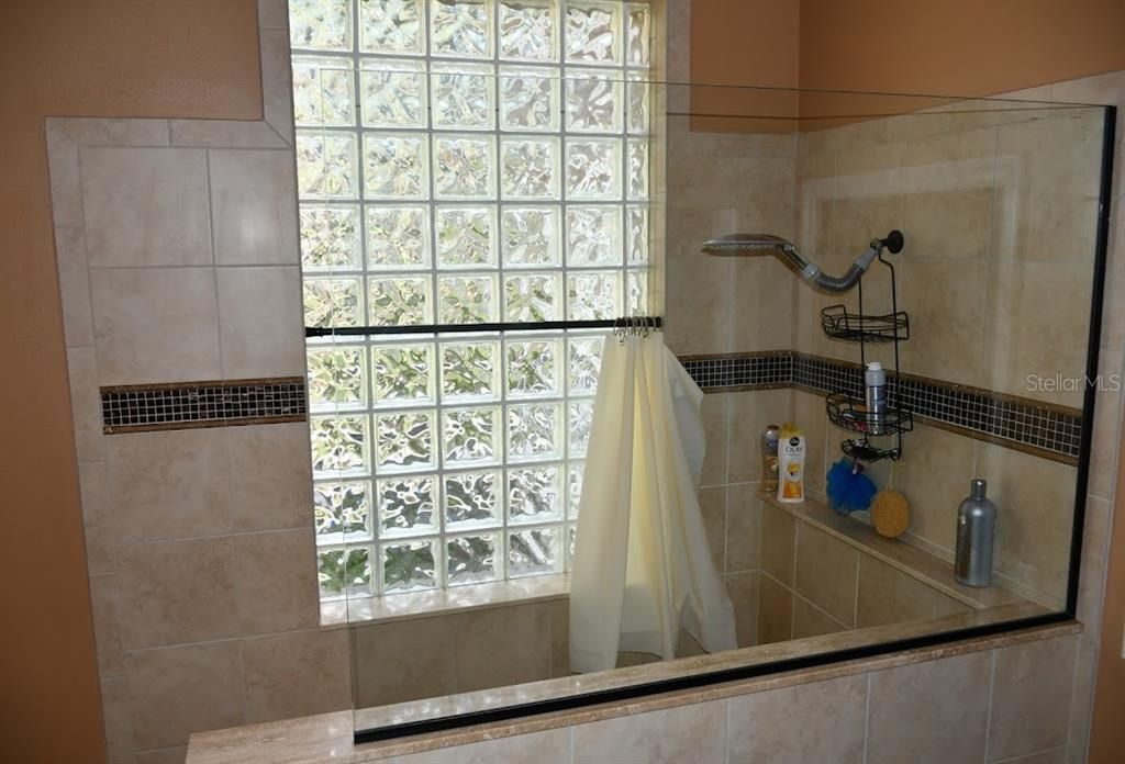 Walk in shower in Double Owner's bath