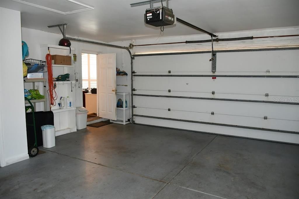 Oversized two car Garage