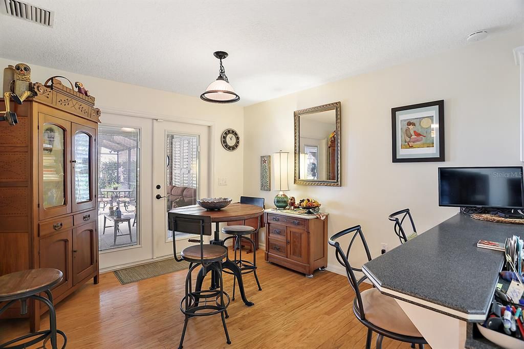 Dining Alcove in Kitchen.