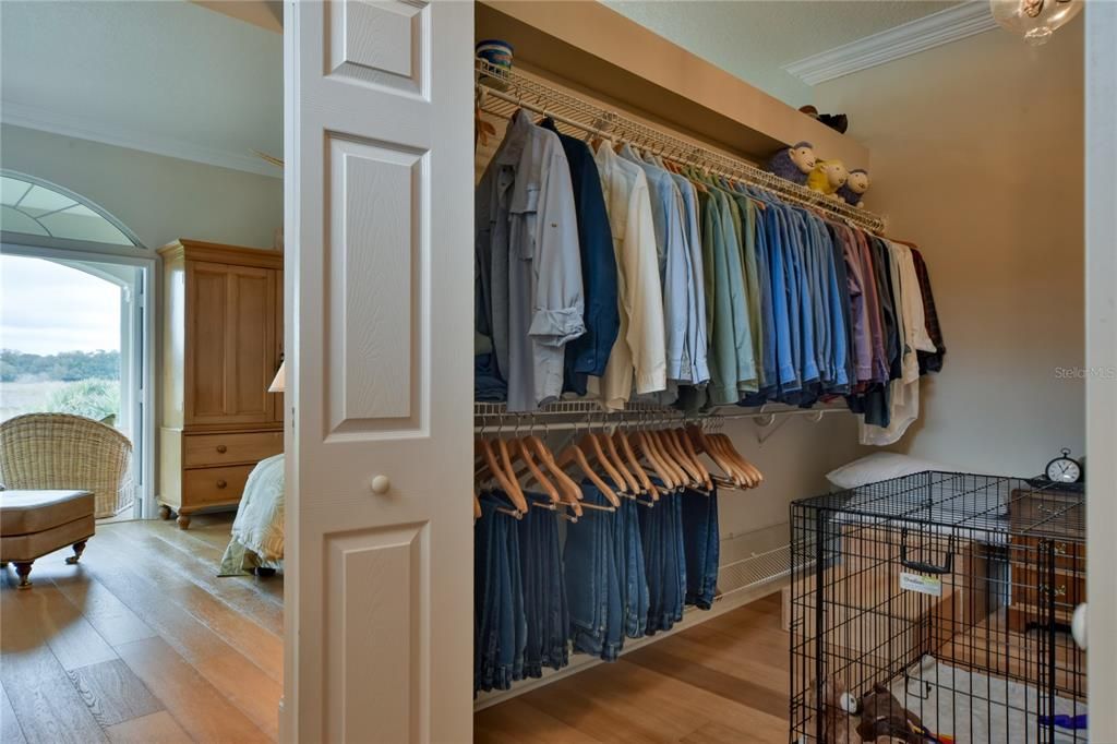 Large 10 Ft x 8 Ft Owner's Suite Walk-in Closet