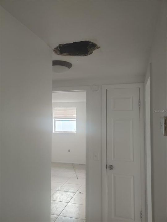 Needs ceiling repaired.